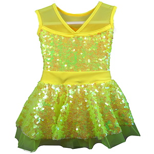 Yellow Sequin Dress - Ballet costume for hire | Costume Source